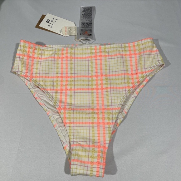 NWT Billabong‎ [ Medium ] Pretty in Plaid Maui Bikini Bottoms - Picture 3 of 10